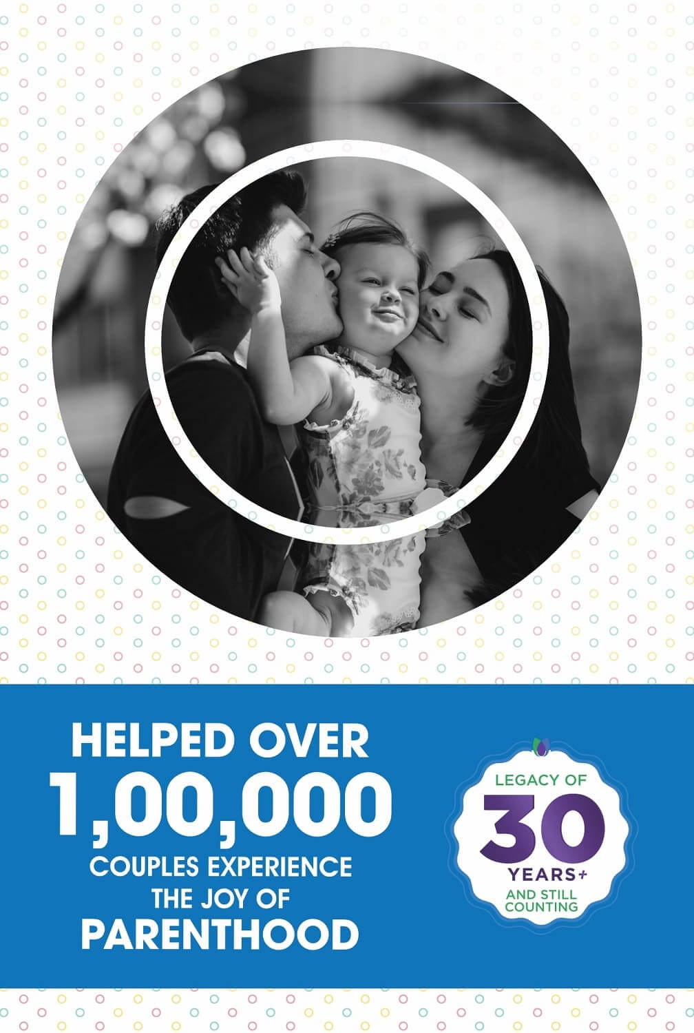Milann helped over 100000 couples experience the joy of parenthood using IVF.