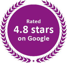 Rated 4.8 stars on Google