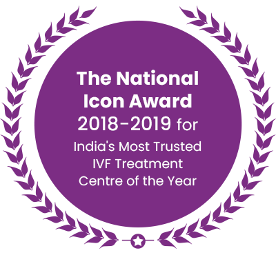 The National Icon Award 2018-2019 for India's Most Trusted IVF Treatment Centre of the Year