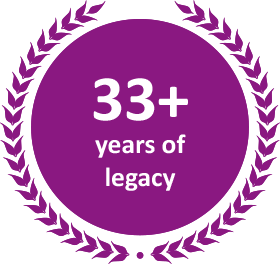 33+ years of legacy