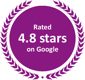 Rated 4.8 stars on Google