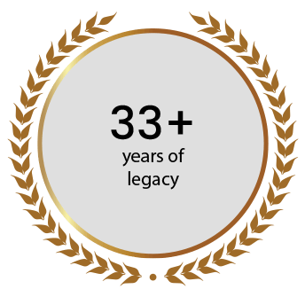 33+ years of legacy